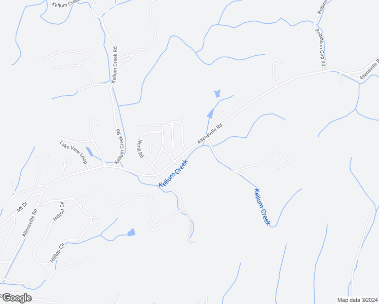 map of restaurants, bars, coffee shops, grocery stores, and more near 1011 Allensville Road in Pigeon Forge