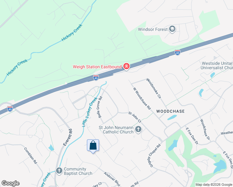 map of restaurants, bars, coffee shops, grocery stores, and more near 851 Oconnell Drive in Knoxville