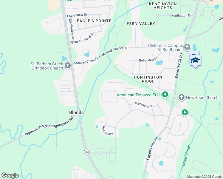 map of restaurants, bars, coffee shops, grocery stores, and more near 1014 Scholastic Circle in Durham