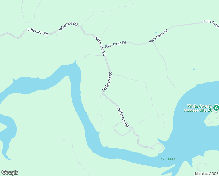 map of restaurants, bars, coffee shops, grocery stores, and more near 5245 Jefferson Road in Smithville