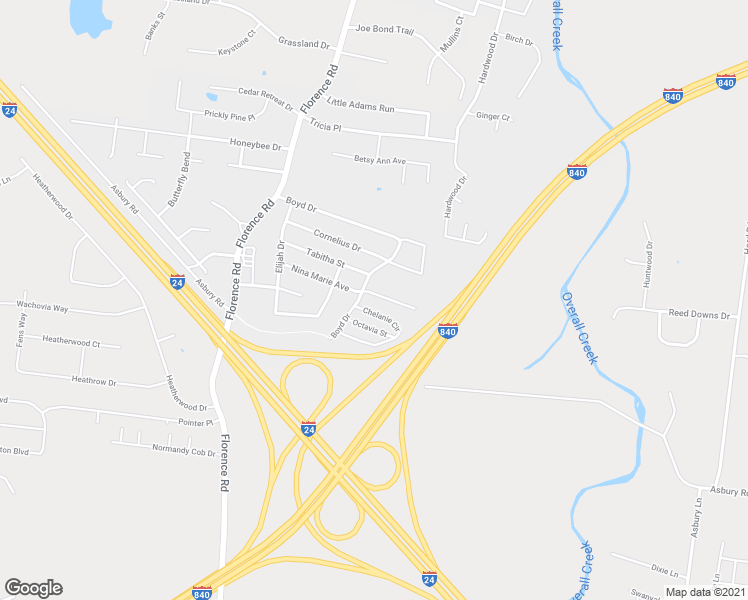 map of restaurants, bars, coffee shops, grocery stores, and more near 4861 Nina Marie Avenue in Murfreesboro