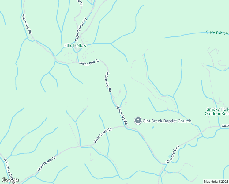 map of restaurants, bars, coffee shops, grocery stores, and more near 514 Indian Gap Road in Sevierville