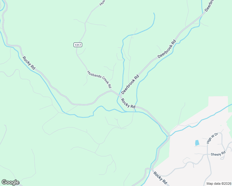 map of restaurants, bars, coffee shops, grocery stores, and more near 3685 Deerbrook Road in Lenoir