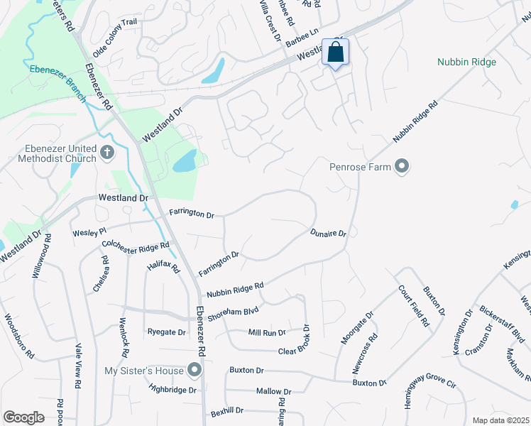 map of restaurants, bars, coffee shops, grocery stores, and more near 8723 Dunaire Drive in Knoxville