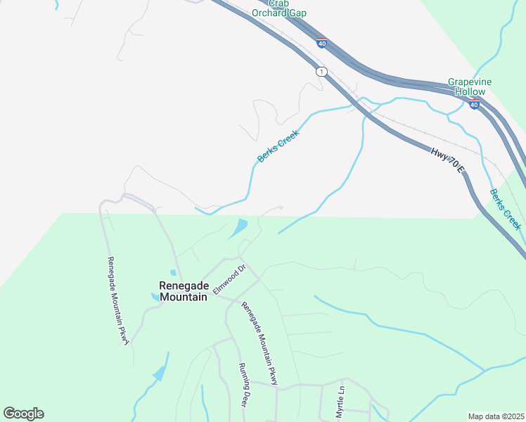 map of restaurants, bars, coffee shops, grocery stores, and more near 204 Moytoy Road in Crab Orchard