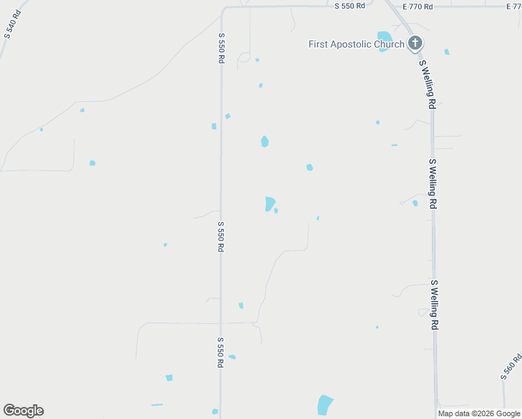 map of restaurants, bars, coffee shops, grocery stores, and more near 19796 South 550 Road in Tahlequah