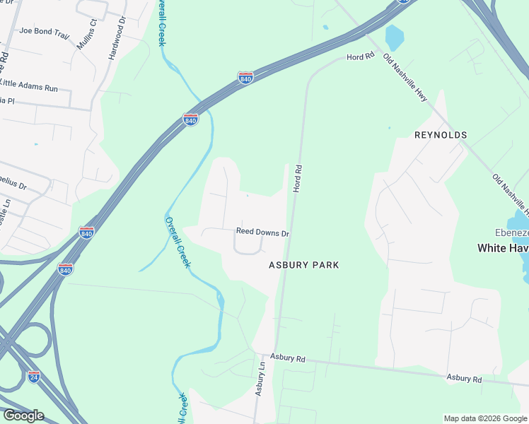map of restaurants, bars, coffee shops, grocery stores, and more near 4108 Reed Downs Drive in Murfreesboro