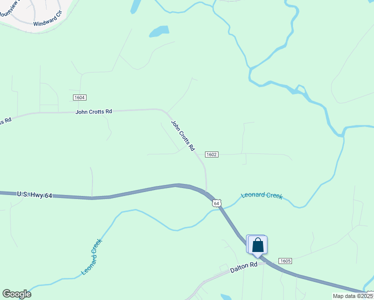 map of restaurants, bars, coffee shops, grocery stores, and more near 109 Marbrook Drive in Mocksville