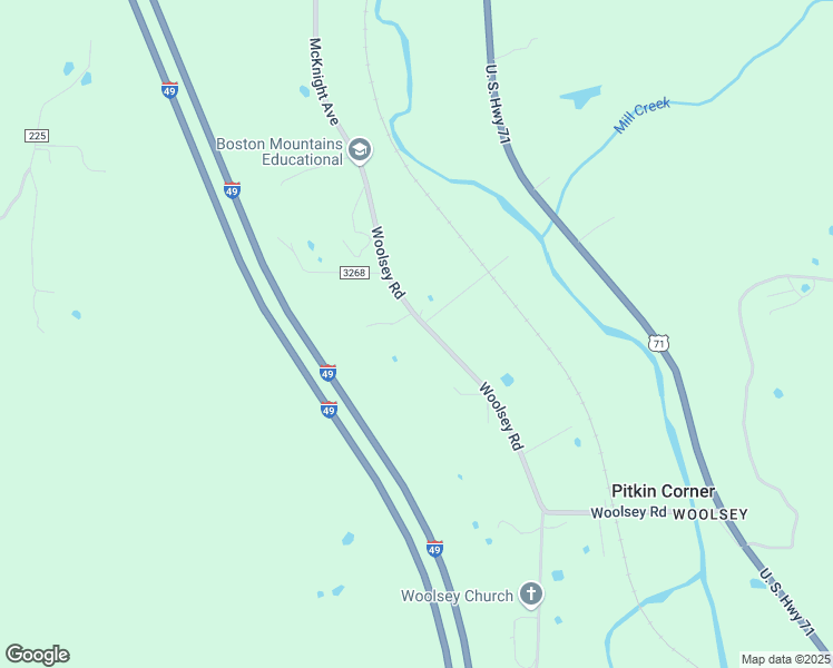 map of restaurants, bars, coffee shops, grocery stores, and more near 15077 Woolsey Road in West Fork