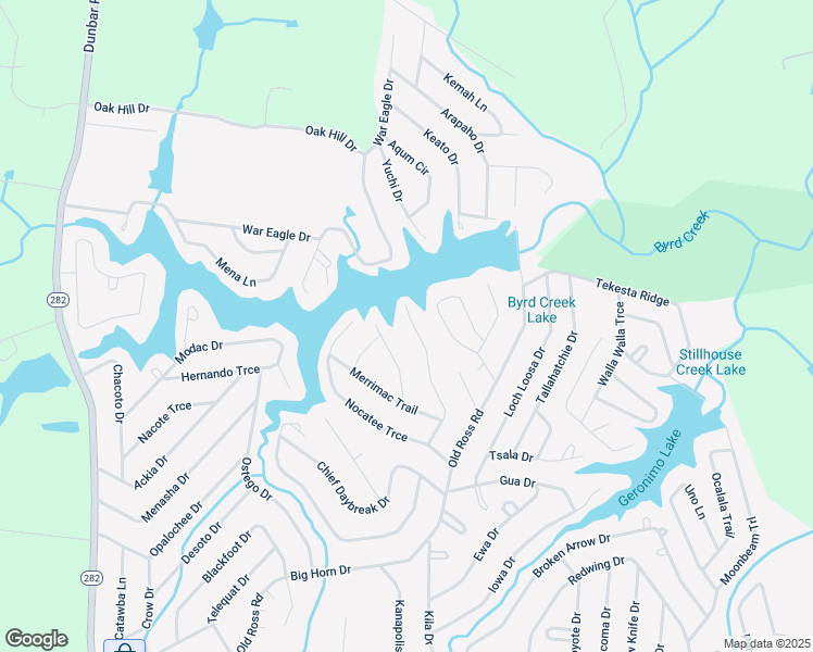 map of restaurants, bars, coffee shops, grocery stores, and more near 441 Chippewa Drive in Crossville