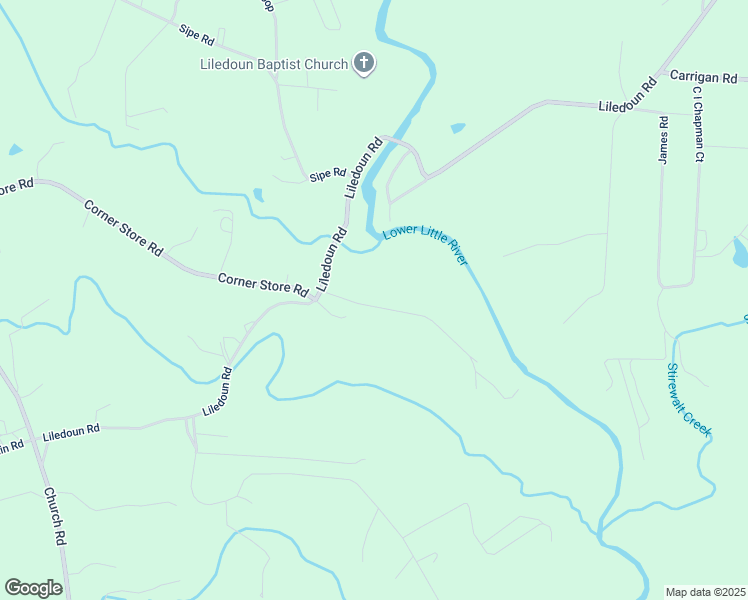 map of restaurants, bars, coffee shops, grocery stores, and more near 125 Mays Lane in Taylorsville
