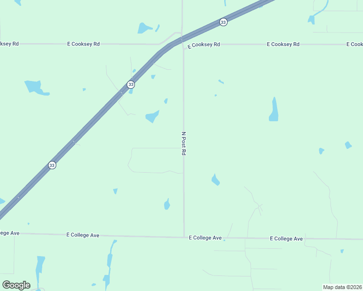 map of restaurants, bars, coffee shops, grocery stores, and more near North Post Road in Guthrie