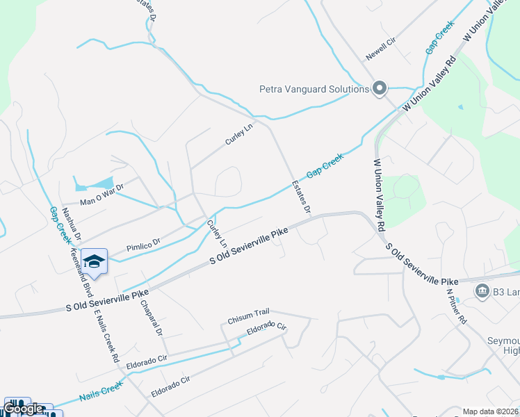 map of restaurants, bars, coffee shops, grocery stores, and more near 850 Callie Lane in Seymour