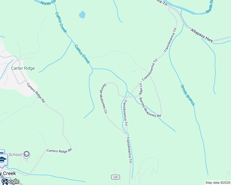 map of restaurants, bars, coffee shops, grocery stores, and more near 120 George McKinney Circle in Spruce Pine