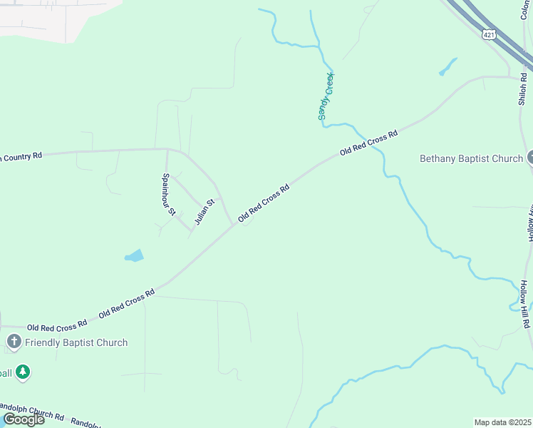 map of restaurants, bars, coffee shops, grocery stores, and more near 3660 Old Red Cross Road in Climax