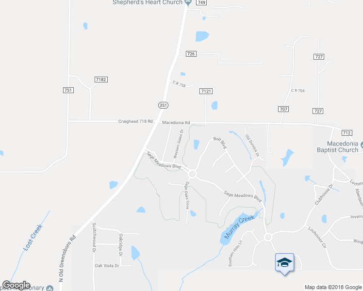 map of restaurants, bars, coffee shops, grocery stores, and more near 3500 Western Gales Drive in Jonesboro