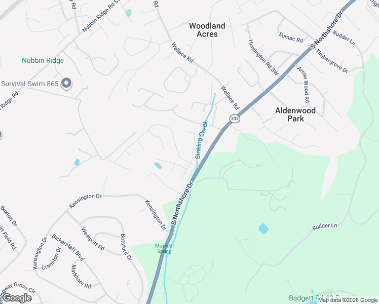 map of restaurants, bars, coffee shops, grocery stores, and more near 8520 Oxford Drive in Knoxville