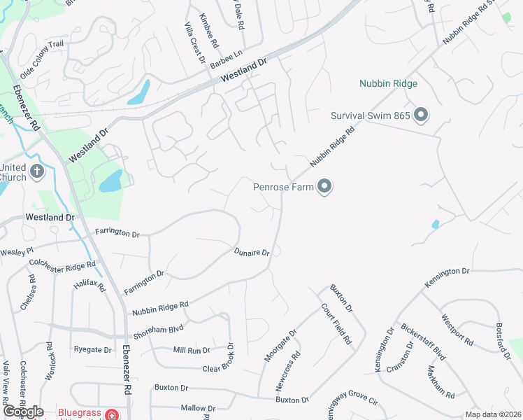 map of restaurants, bars, coffee shops, grocery stores, and more near 1300 Feather Rose Lane in Knoxville