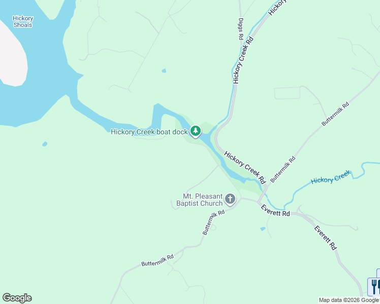 map of restaurants, bars, coffee shops, grocery stores, and more near 2127 Everett Road in Knoxville