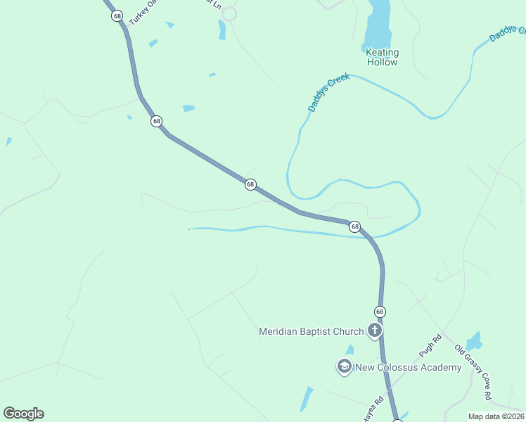 map of restaurants, bars, coffee shops, grocery stores, and more near 61 Old Stagecoach Road in Crossville