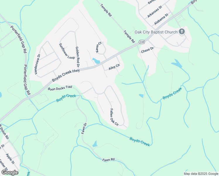 map of restaurants, bars, coffee shops, grocery stores, and more near 317 Fallen Oak Circle in Seymour