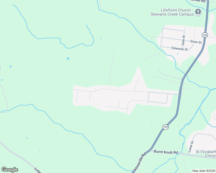 map of restaurants, bars, coffee shops, grocery stores, and more near 5402 Stonewood Drive in Smyrna