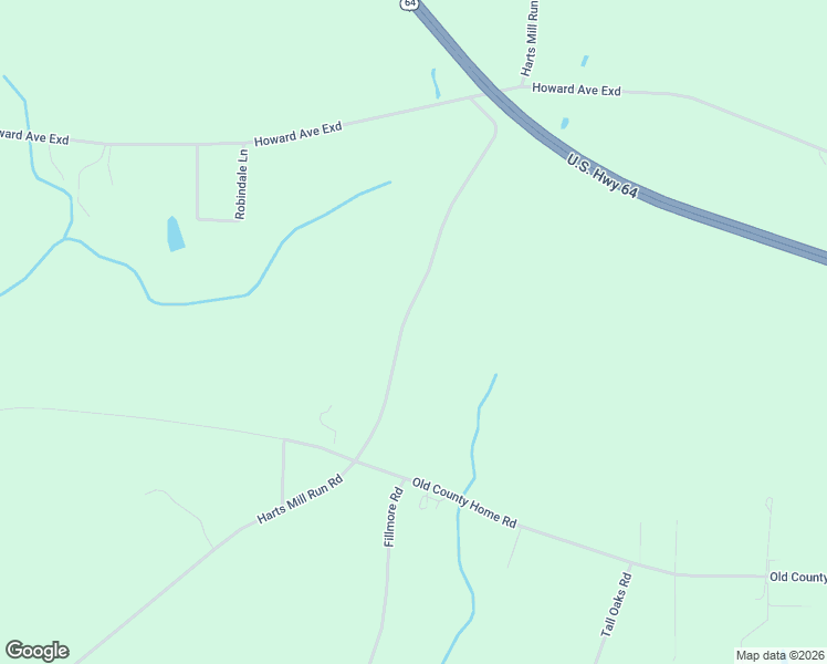 map of restaurants, bars, coffee shops, grocery stores, and more near 2715 Harts Mill Run Road in Tarboro