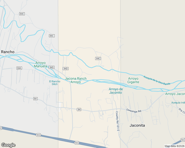 map of restaurants, bars, coffee shops, grocery stores, and more near 20 Daffodil Hill in San Ildefonso Pueblo