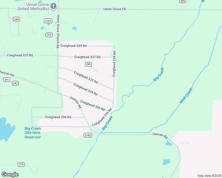 map of restaurants, bars, coffee shops, grocery stores, and more near 171 Craighead 335 Road in Jonesboro