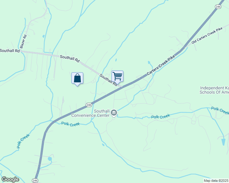 map of restaurants, bars, coffee shops, grocery stores, and more near in Williamson County