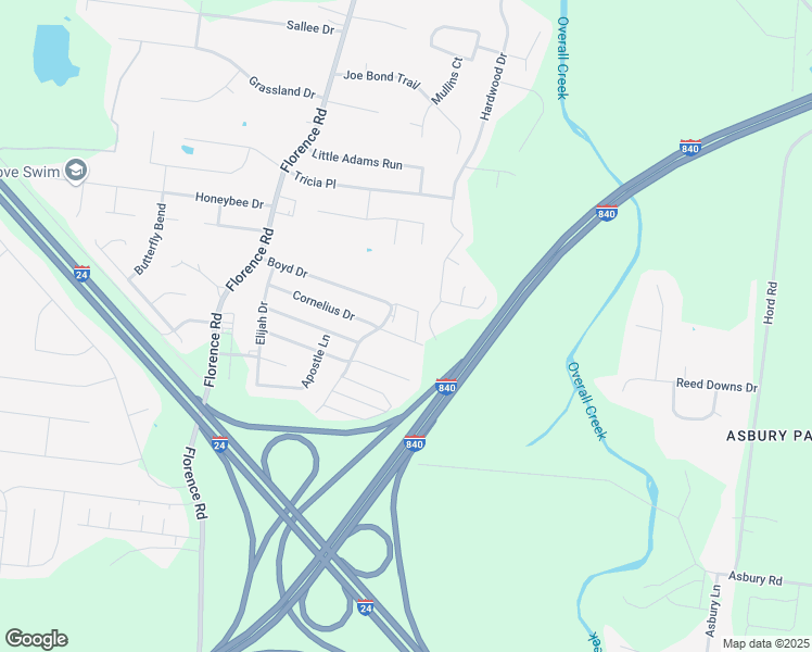 map of restaurants, bars, coffee shops, grocery stores, and more near 4932 Boyd Drive in Murfreesboro