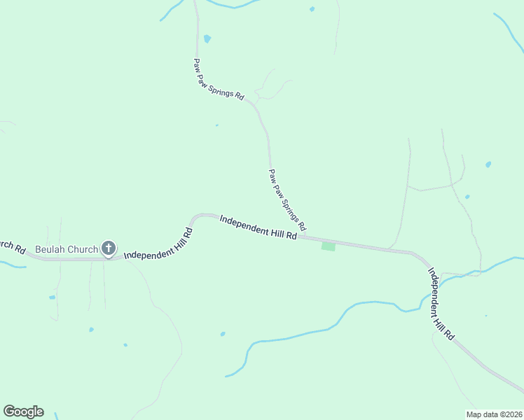 map of restaurants, bars, coffee shops, grocery stores, and more near 12112 Paw Paw Springs Road in Arrington