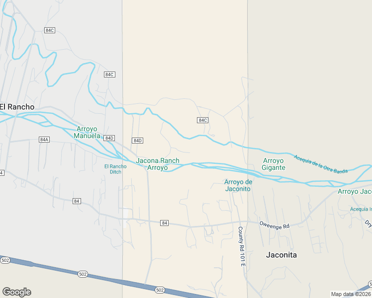 map of restaurants, bars, coffee shops, grocery stores, and more near 20 Daffodil Hill in Santa Fe County