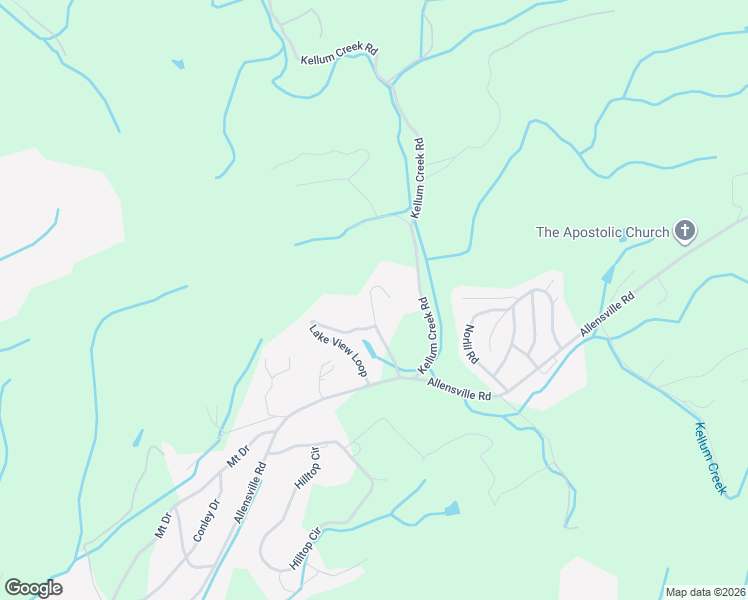 map of restaurants, bars, coffee shops, grocery stores, and more near 895 Lake View Loop in Sevierville