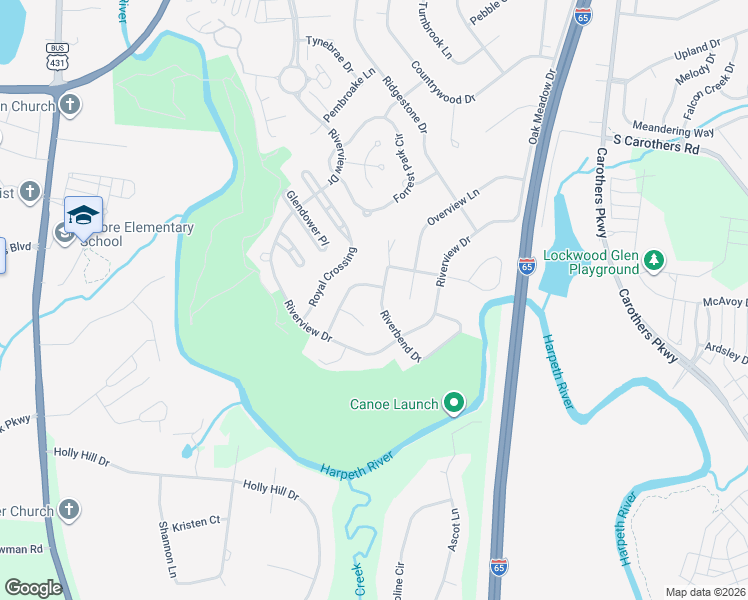 map of restaurants, bars, coffee shops, grocery stores, and more near 243 Riverbend Drive in Franklin