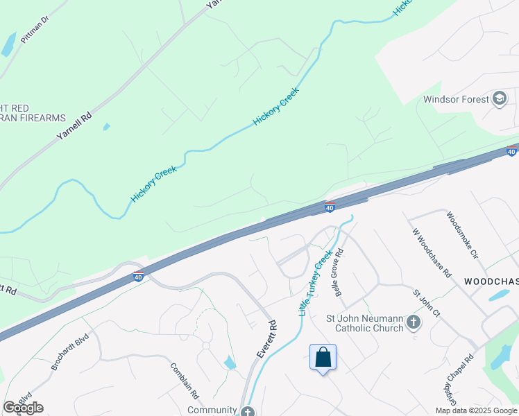 map of restaurants, bars, coffee shops, grocery stores, and more near 12215 Hatmaker Lane in Knoxville
