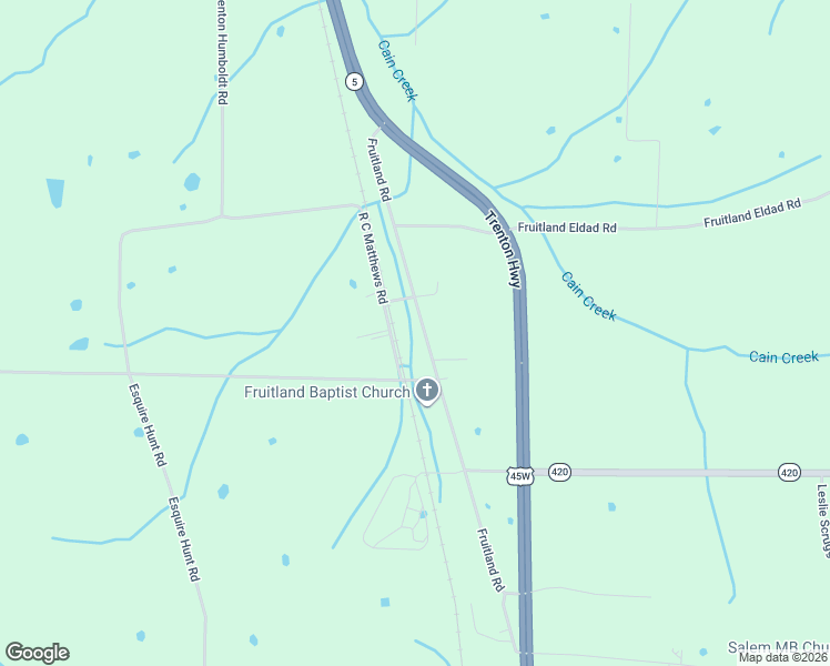 map of restaurants, bars, coffee shops, grocery stores, and more near 77 Fruitland Road in Humboldt