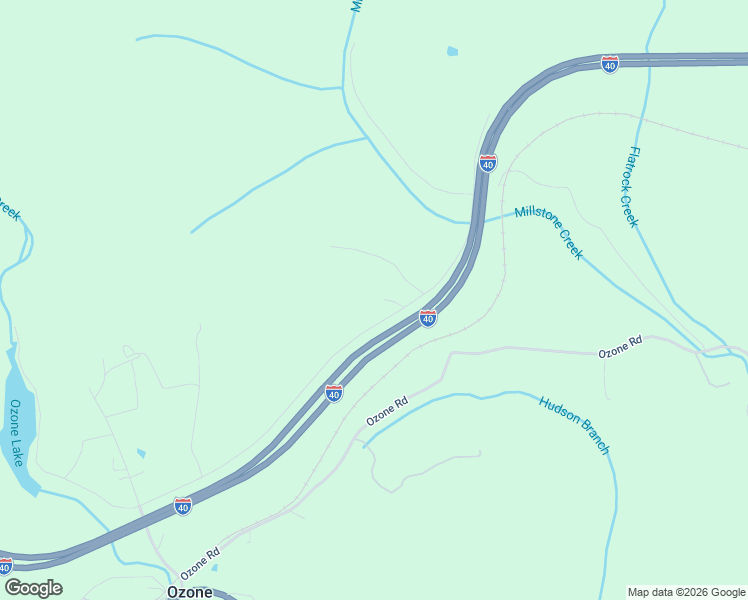 map of restaurants, bars, coffee shops, grocery stores, and more near 709 Ozone Access Road in Rockwood