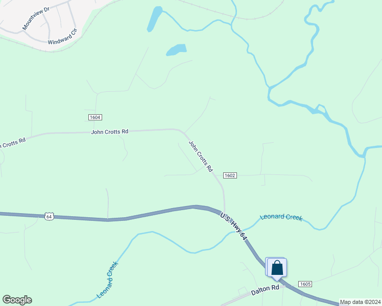 map of restaurants, bars, coffee shops, grocery stores, and more near 134 Elberon Court in Mocksville