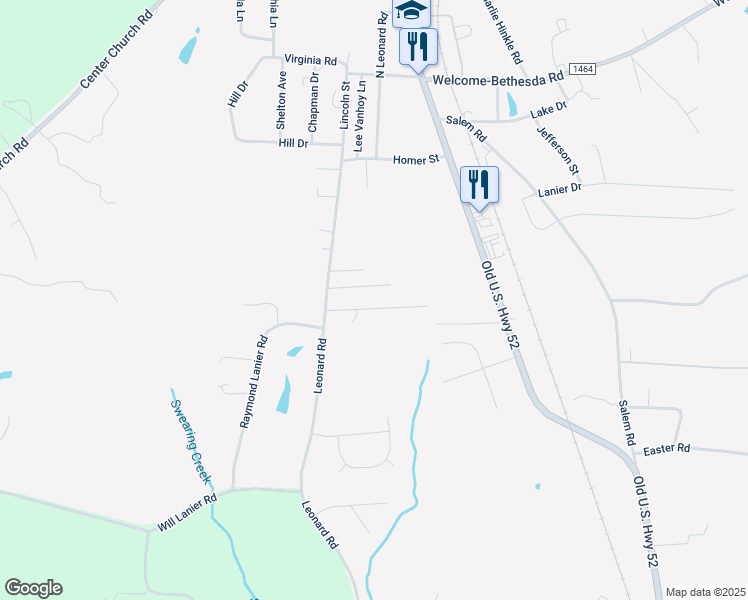 map of restaurants, bars, coffee shops, grocery stores, and more near 215 Greentree Drive in Lexington