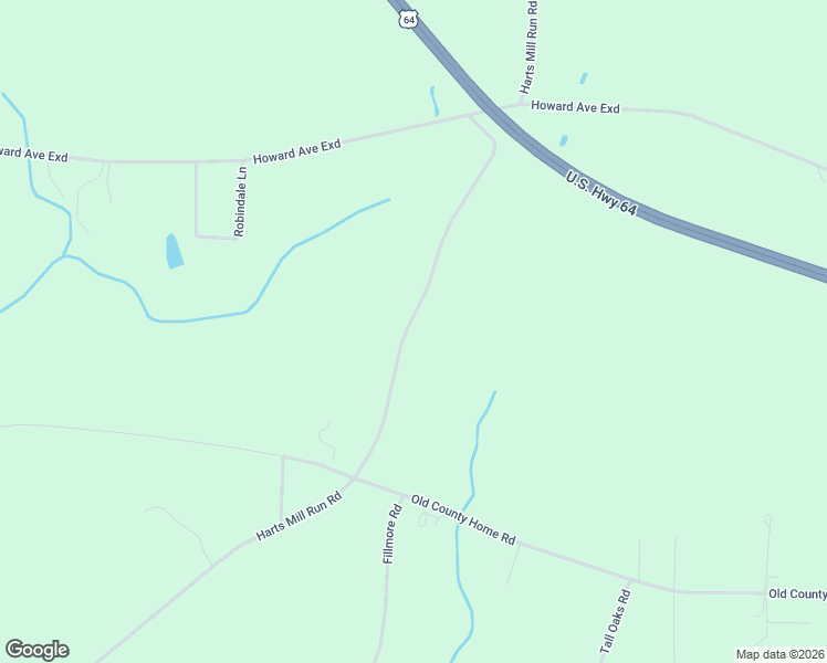 map of restaurants, bars, coffee shops, grocery stores, and more near 2715 Harts Mill Run Road in Tarboro