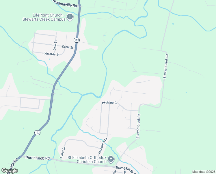 map of restaurants, bars, coffee shops, grocery stores, and more near 1602 Constellation Court in Murfreesboro