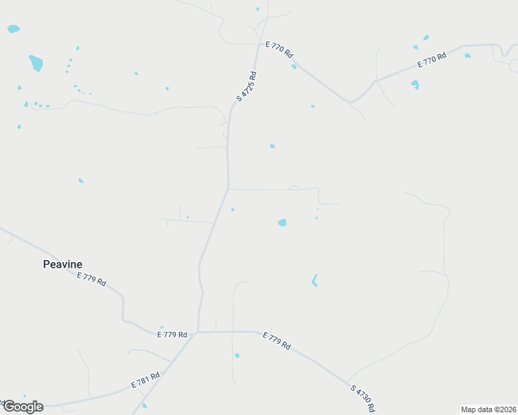 map of restaurants, bars, coffee shops, grocery stores, and more near 472592 East 775 Road in Westville