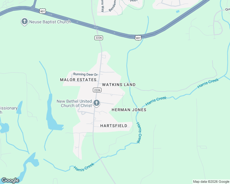 map of restaurants, bars, coffee shops, grocery stores, and more near 4712 Upchurch Lane in Wake Forest