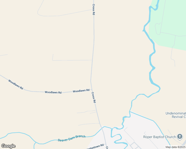 map of restaurants, bars, coffee shops, grocery stores, and more near 546 Cross Road in Roper