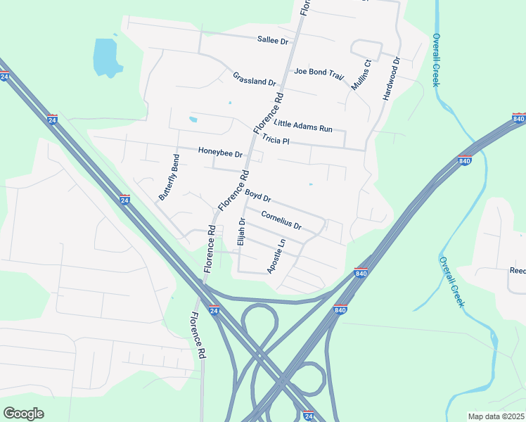 map of restaurants, bars, coffee shops, grocery stores, and more near 5078 Cornelius Drive in Murfreesboro