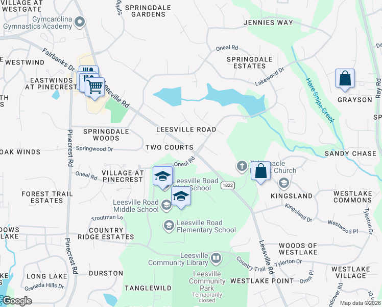 map of restaurants, bars, coffee shops, grocery stores, and more near 8501 Oneal Road in Raleigh
