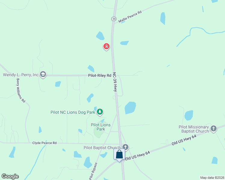 map of restaurants, bars, coffee shops, grocery stores, and more near 7878 North Carolina 39 in Zebulon