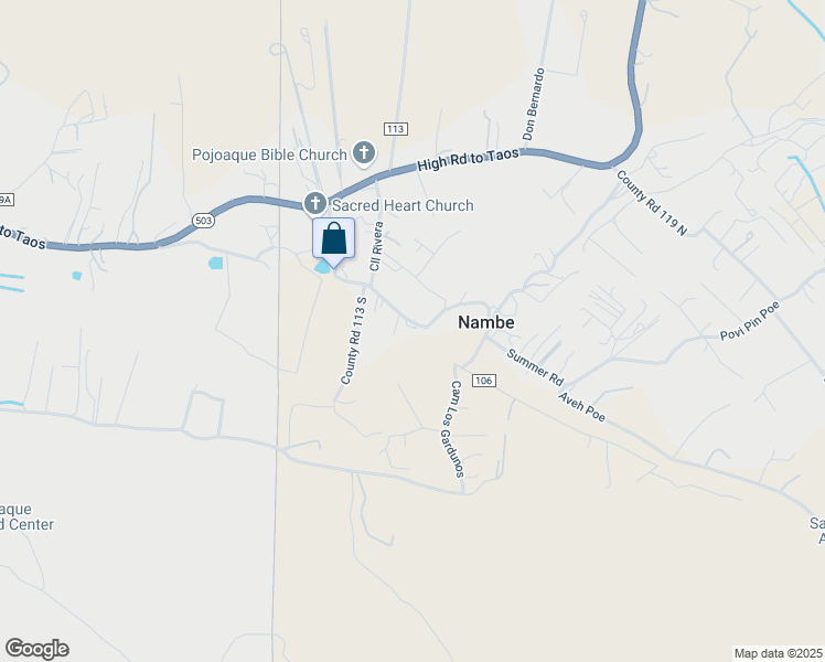 map of restaurants, bars, coffee shops, grocery stores, and more near 38 Summer Road in Santa Fe