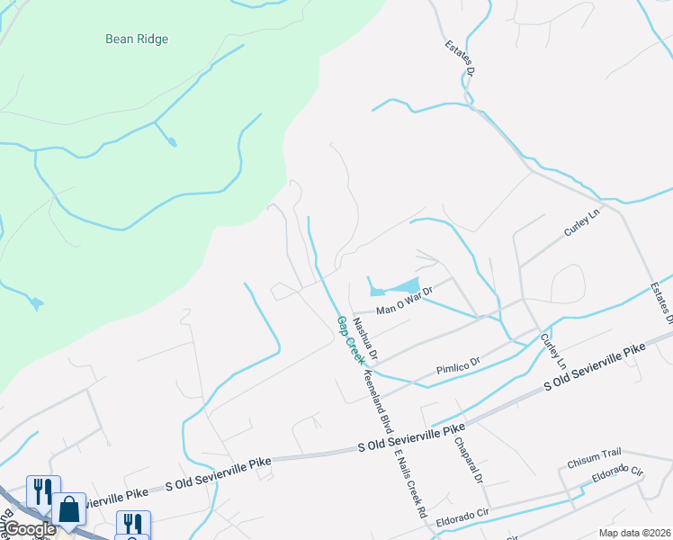 map of restaurants, bars, coffee shops, grocery stores, and more near 212 South Cunningham Road in Seymour